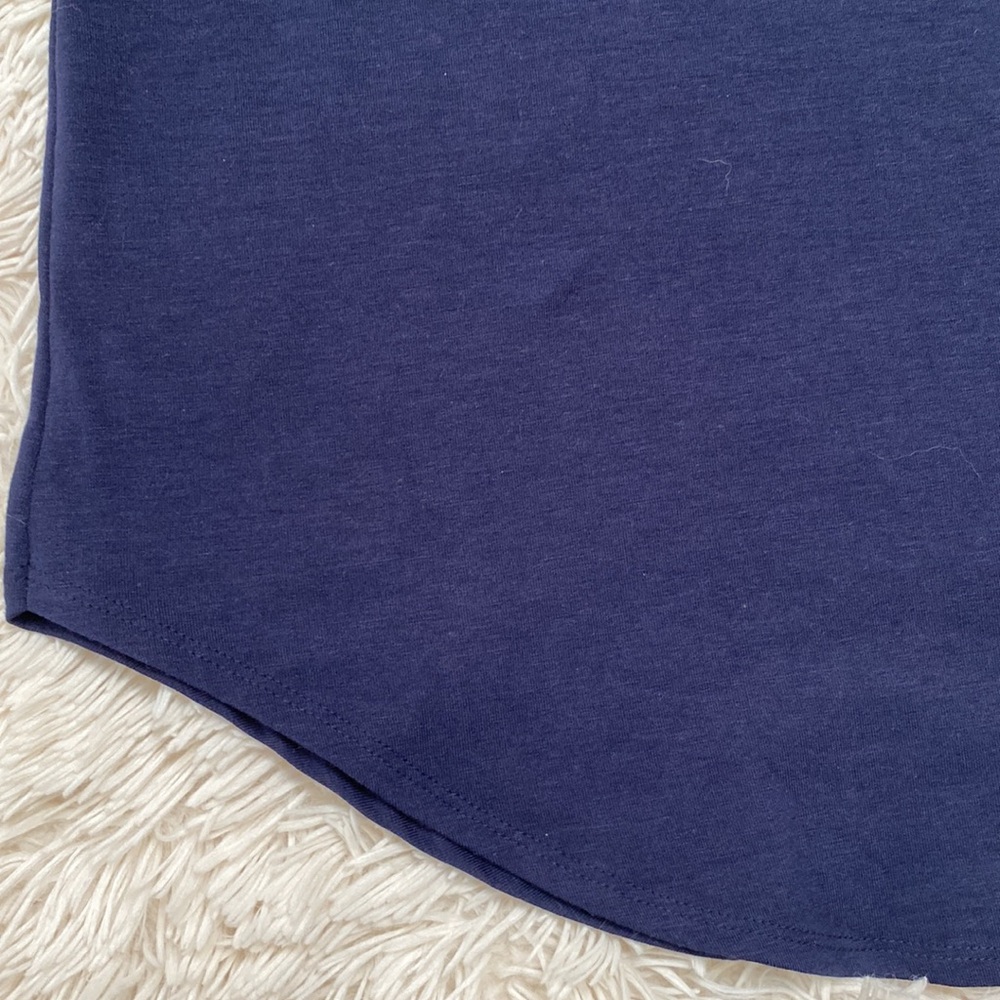 Zenana V-Neck Flutter Sleeve Top 💗 Navy - Picture 9 of 11
